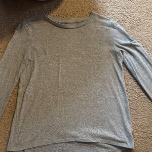 American Eagle Outfitters Heather Gray Top